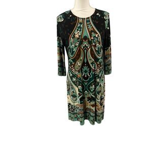 Coco club size P/Large  paisley dress